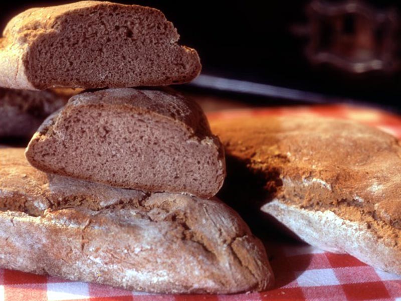 Bread made with chestnut flour of Garfagnana